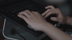 Close-up of Hands Typing on Laptop Keyboard - Powered by Shutterstock - Get 15% off with code: PIKWIZARD15
