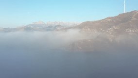 Grand Taihang Mountain Sea of Clouds Aerial Footage 4K Scenic Video - Powered by Shutterstock - Get 15% off with code: PIKWIZARD15