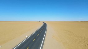 Scenic Desert Highway Road Aerial Drone Footage 4K Video - Powered by Shutterstock - Get 15% off with code: PIKWIZARD15