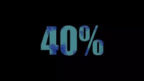 40% Particle Reveal Animation on Black Background (4K), 40 Percent text animation particle - Powered by Shutterstock - Get 15% off with code: PIKWIZARD15