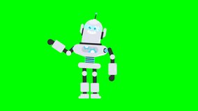 CheeriBot 3D character showing idea gesture on green screen, perfect for creativity, innovation, and business presentation concepts in digital marketing and motion design assets. - Powered by Shutterstock - Get 15% off with code: PIKWIZARD15