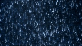 Futuristic Digital Data Rain Animation – Blue Cyber Code Falling Matrix Background Loop - Powered by Shutterstock - Get 15% off with code: PIKWIZARD15