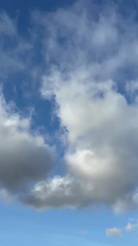 Clouds in a beautiful blue sky