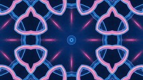 Abstract Geometric Pattern Animation with Glowing Neon Colors for Backgrounds. - Powered by Shutterstock - Get 15% off with code: PIKWIZARD15
