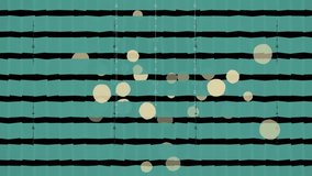 A distinctive, repeating motion graphic loop featuring a bold, retro aesthetic. - Powered by Shutterstock - Get 15% off with code: PIKWIZARD15