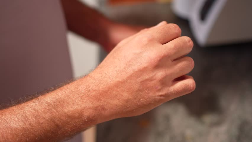 A captivating series of closeup shots that beautifully showcase an array of colorful beaded bracelets adorned on a male arm, highlighting the intricate texture and unique style of each piece