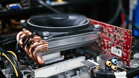 Close-up of servers operating in a data center, highlighting technology, racks, and high-tech infrastructure in action. - Powered by Shutterstock - Get 15% off with code: PIKWIZARD15