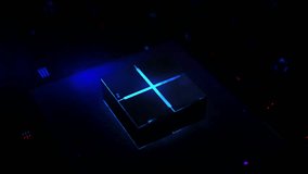 blockchain in cybersecurity- businessman working with virtual reality at office. - Powered by Shutterstock - Get 15% off with code: PIKWIZARD15