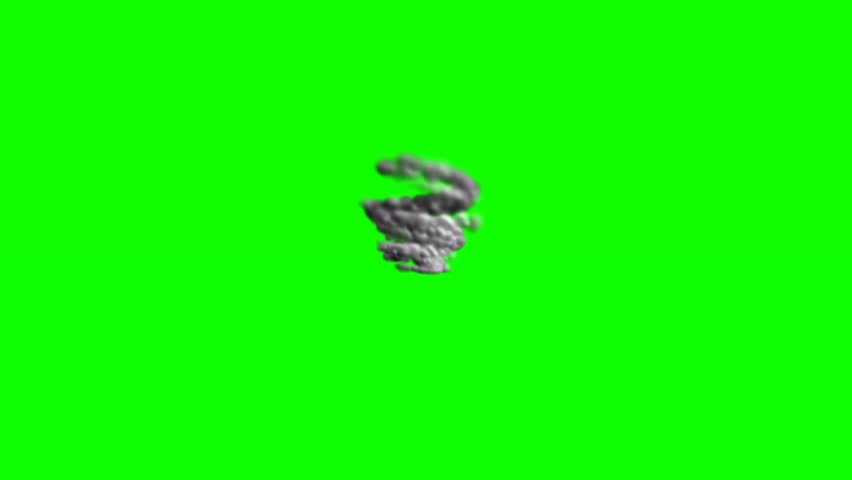 Tornado Green Screen Background Video 