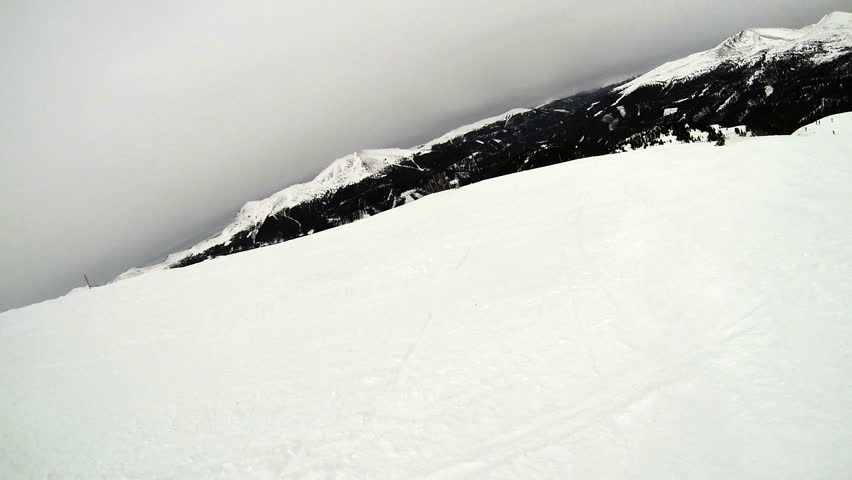 skiing  slopes view