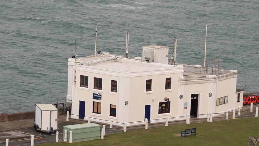 RNLI Lifeboat Station at Port Erin, Isle of Man. November 2025