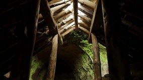 Cave Shelter with Wooden Support Beams - Powered by Shutterstock - Get 15% off with code: PIKWIZARD15