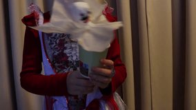 Assorted Halloween scary treats on a table, including spooky cookies, candy, decorated cupcakes and glowing festive elements, atmospheric holiday setup captured in 4K ultra HD. - Powered by Shutterstock - Get 15% off with code: PIKWIZARD15