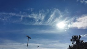 Wispy cloud trail on a clear blue sky - Powered by Shutterstock - Get 15% off with code: PIKWIZARD15