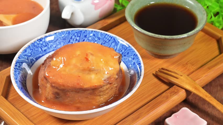Ah Gei (deep-fried beancurd)                                                                                         Ah Gei is a famous snack of Danshui in Taiwan.