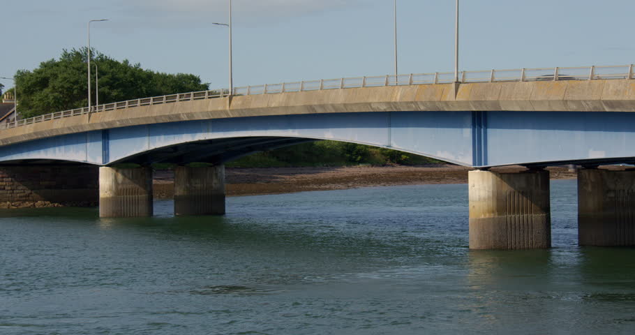 shot of the Montrose river south Esk road bridge