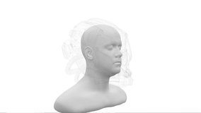 Futuristic Sci-Fi Helmet Assembly and Transformation on White Background - Powered by Shutterstock - Get 15% off with code: PIKWIZARD15