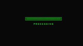Animated Green processing Progress Bar - Powered by Shutterstock - Get 15% off with code: PIKWIZARD15