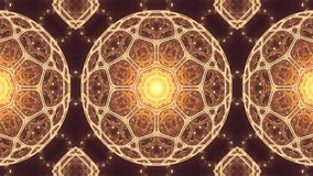 Stunning Golden Fractal Mandala Art A Mesmerizing and Geometric Visual Display. - Powered by Shutterstock - Get 15% off with code: PIKWIZARD15