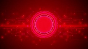 Red Digital Euro Symbol with Futuristic Circuit Board Pattern and Glowing Lights currency finance - Powered by Shutterstock - Get 15% off with code: PIKWIZARD15
