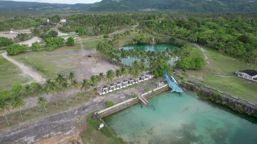 Aerial view of Las Aguas de Moisés, serene nature between Cariaco and Casanay