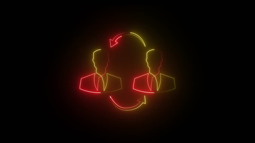 Business trade concept, the exchange of goods or services between two or more parties, often involving the purchase and sale of those goods or services. Animated trade icon on virtual screen. - Powered by Shutterstock - Get 15% off with code: PIKWIZARD15