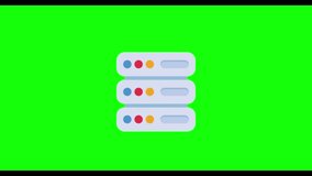 Data storage icon animation representing servers, cloud systems, and digital archives. - Powered by Shutterstock - Get 15% off with code: PIKWIZARD15