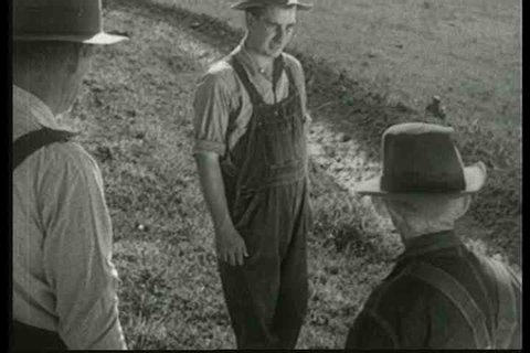 1940s - Illiterate farmers are taught about the Tennessee Valley Authority in the 1930s and experiment with new farming techniques.