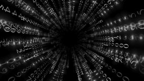 Futuristic Digital Tunnel with Glowing Numbers and Data Flow - Powered by Shutterstock - Get 15% off with code: PIKWIZARD15