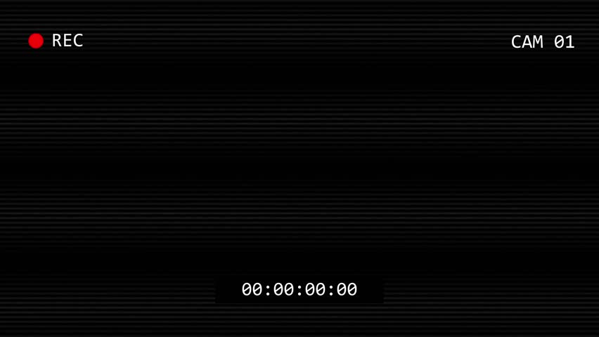 Surveillance CCTV monitoring screen template with single camera view based on Security camera system concept with scanlines, CCTV User interface video overlay. CCTV dashboard interface 4k. CAM 1.