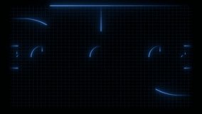 Glowing neon basketball court animation. Neon blue basketball court concept and grid line animated on black background. 4k video - Powered by Shutterstock - Get 15% off with code: PIKWIZARD15