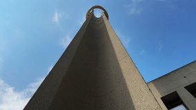 Contemporary minaret with a detail of the central Cologne mosque in Germany - Powered by Shutterstock - Get 15% off with code: PIKWIZARD15