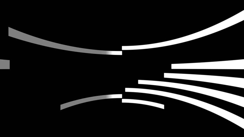 abstract graphic streaks flowing in a clean reveal