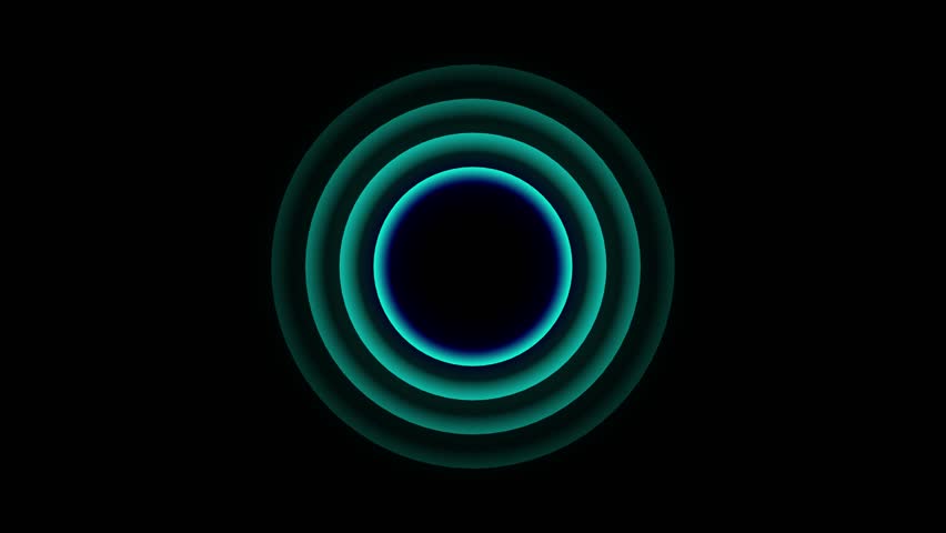 Glowing Teal Circles With Sale 30 Percent Off Message On Black Background discount promotion