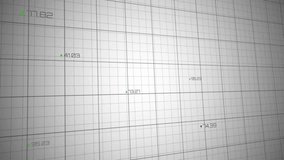 Green line graph animation over grid background with numerical data points. Analytics, statistics, data visualization, performance, tracking, finance - Powered by Shutterstock - Get 15% off with code: PIKWIZARD15