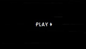 VHS Tape Playing with Static Noise and Glitch Effect Old Damaged Vintage Video Playback Animation - Powered by Shutterstock - Get 15% off with code: PIKWIZARD15