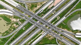 Aerial view bridge intersection between the highway numbers 290 and 304 Nakhon Ratchasima - Powered by Shutterstock - Get 15% off with code: PIKWIZARD15