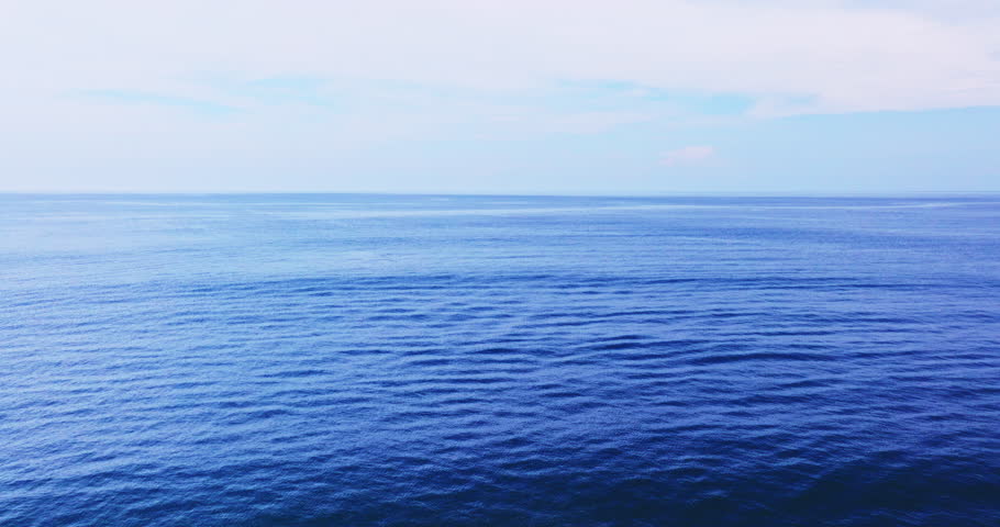 Beautiful Sea in summer season footage from drone High angle view