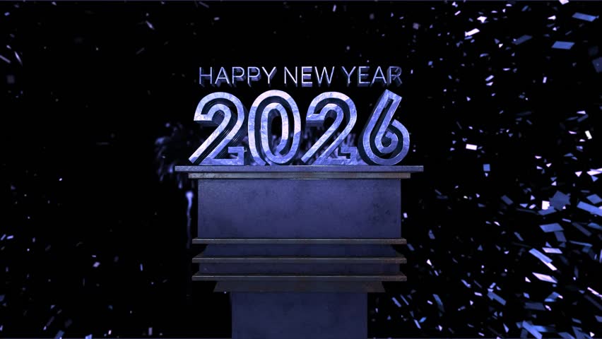 happy new year 2026. 10 Secs Countdown Timer Happy New Year. 3D Digital Shock Wave 10 Seconds Countdown. Ten Second Negative Countdown for happy new year 2026.