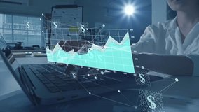 Investment stock market trading economic growth, business success, financial planning, rising data graph and dollar signs data analysis virtual statistics. financial interface showing stock growth - Powered by Shutterstock - Get 15% off with code: PIKWIZARD15