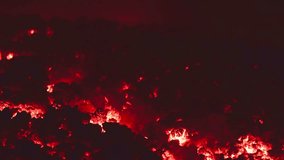 Incandescent Molten Rock Glowing Red Under Dark Sky - Powered by Shutterstock - Get 15% off with code: PIKWIZARD15