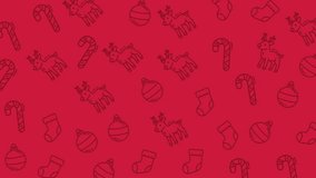 Christmas pattern with reindeer, candy canes, ornaments suitable for festive backgrounds, holiday designs, wrapping paper, and textile prints. - Powered by Shutterstock - Get 15% off with code: PIKWIZARD15