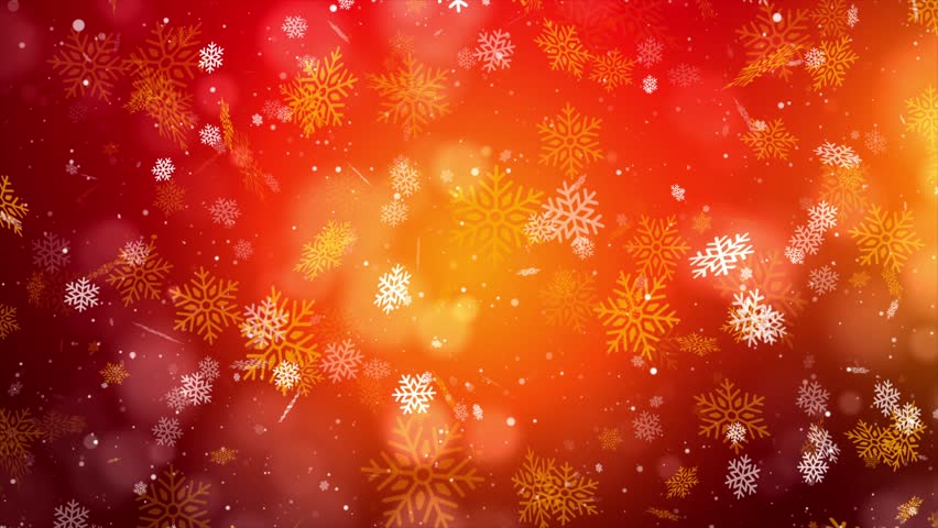 Red Magical Snowfall Winter Christmas Background Seamless Loop 4K UHD - Powered by Shutterstock - Get 15% off with code: PIKWIZARD15