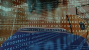 Male player lifting ball and shooting toward hoop in gym, overlay analyzing shot for sports metrics. Basketball, athlete, promo, futuristic, grid, data, analytics - Powered by Shutterstock - Get 15% off with code: PIKWIZARD15