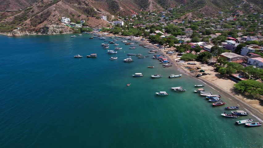 Beach of Taganga, Santa Marta, Colombia