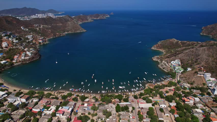 Beach of Taganga, Santa Marta, Colombia