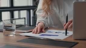 Stressed tired Caucasian business woman anxiety with bad documents result failure upset holding head analyzing financial data working burnout problem in office female businesswoman girl hard paperwork - Powered by Shutterstock - Get 15% off with code: PIKWIZARD15