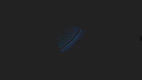 Rotating abstract blue wireframe globe. - Powered by Shutterstock - Get 15% off with code: PIKWIZARD15