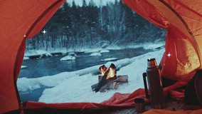 White Simple Animated Hello Winter - Powered by Shutterstock - Get 15% off with code: PIKWIZARD15