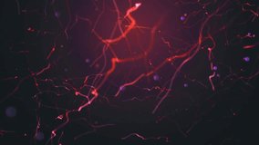 Abstract swirling red and purple light streaks with small spheres floating in darkness - Powered by Shutterstock - Get 15% off with code: PIKWIZARD15